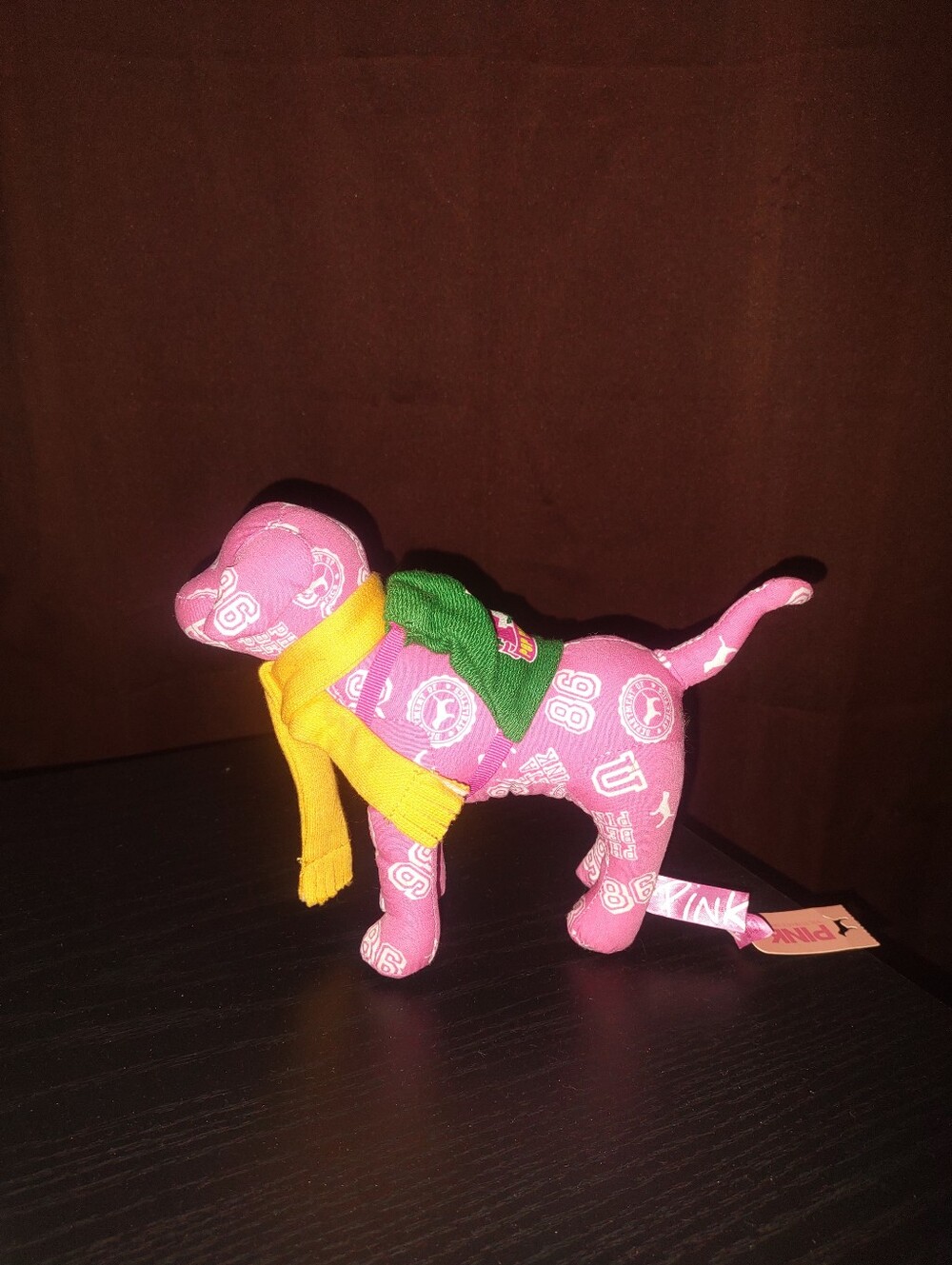 Pink By Victoria's Secret stuffed Dog Mascot Vintage
